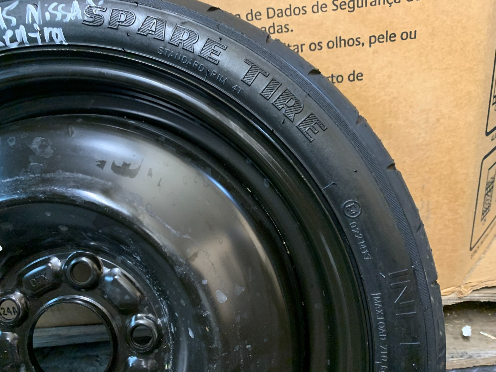 2015-2019 Nissan Sentra 16" Spare Tire Wheel Compact Donut T125/70D16