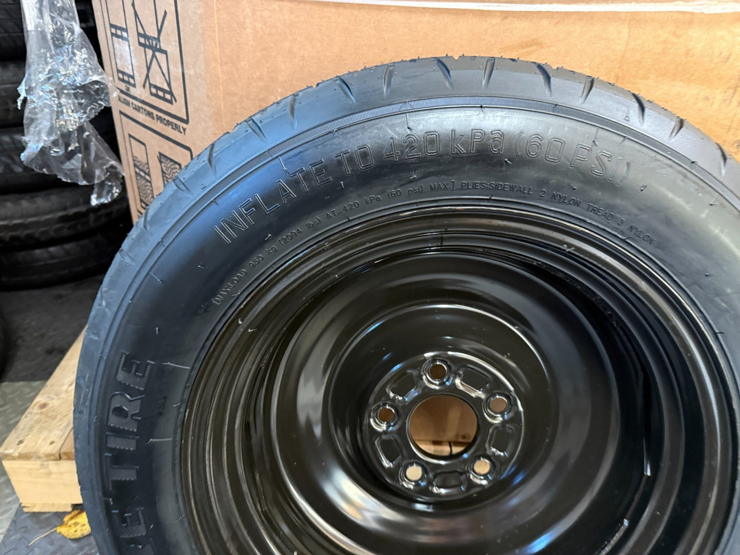 2014-2019 Nissan Rogue 16" Spare Tire Wheel Compact Donut T145/90D16 Maxxis