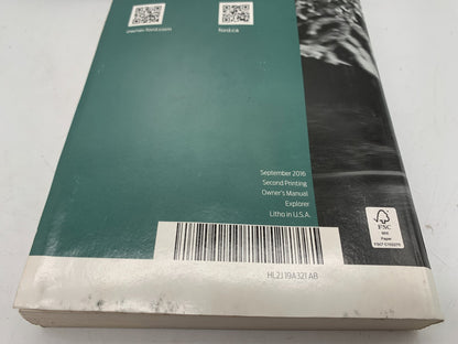 2017 Ford Explorer Owners Manual Set with Case OEM D01B11006