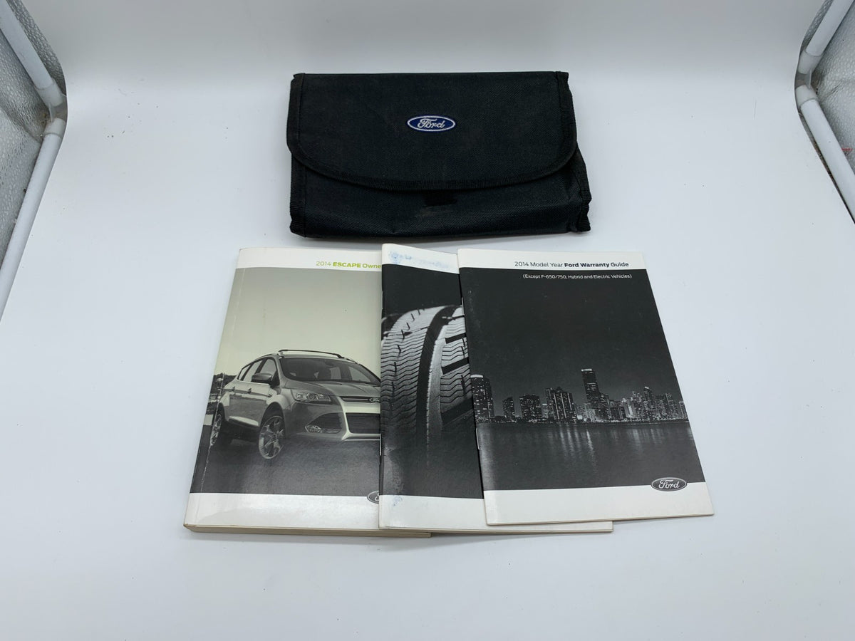 2014 Ford Escape Owners Manual Set with Case OEM B02B16010