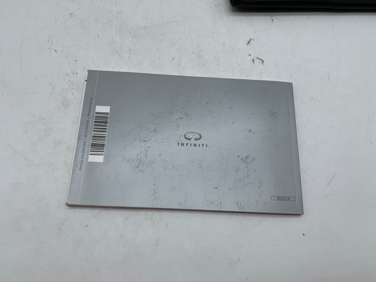 2017 Infiniti QX60 QX 60 Owners Manual Set OEM A04B35012