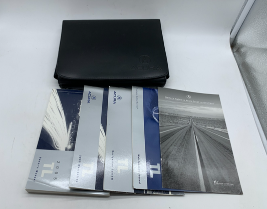 2005 Acura TL Owners Manual Set with Case OEM C02B50016