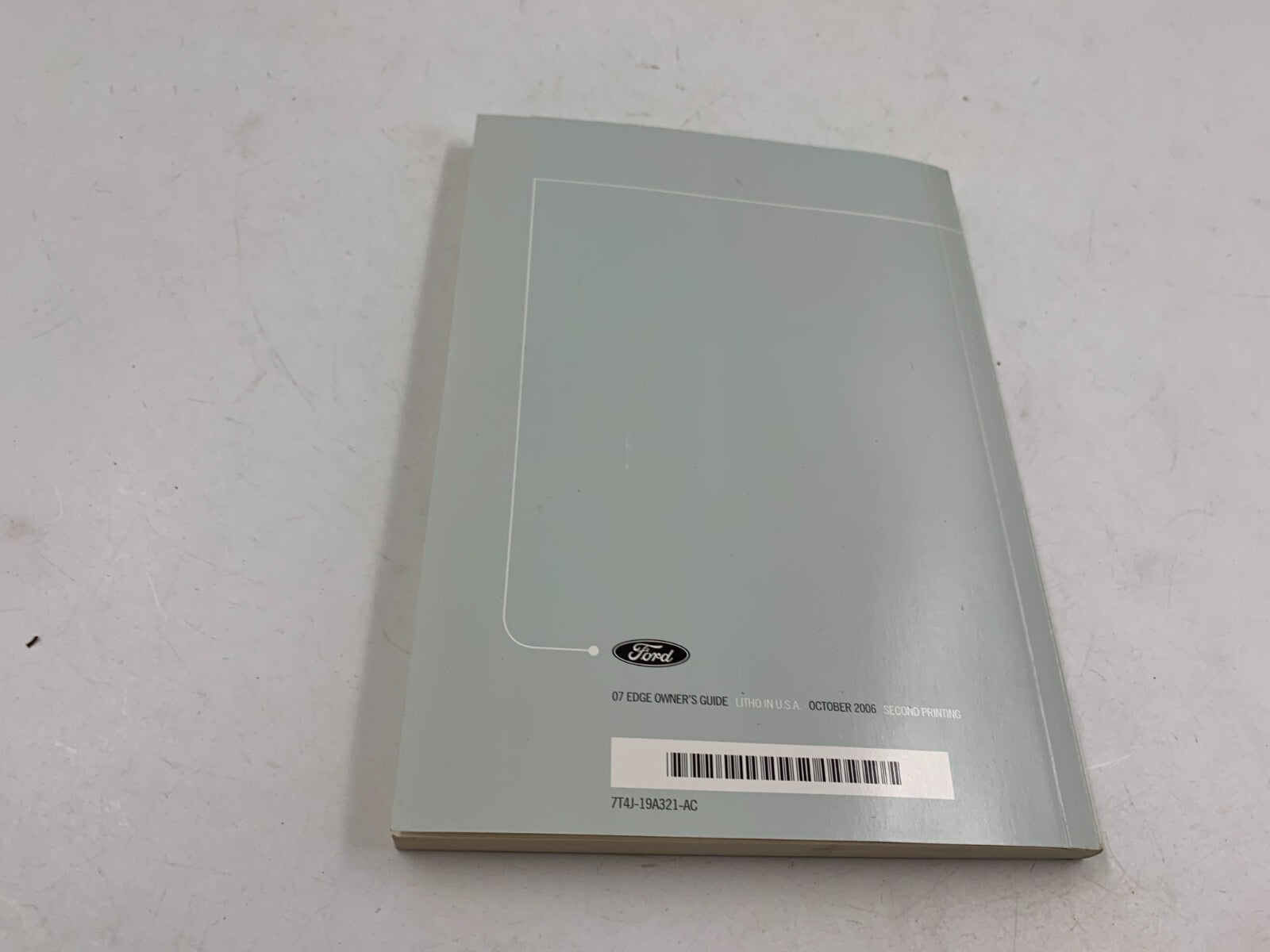 2007 Ford Edge Owners Manual Set with Case OEM E03B34081