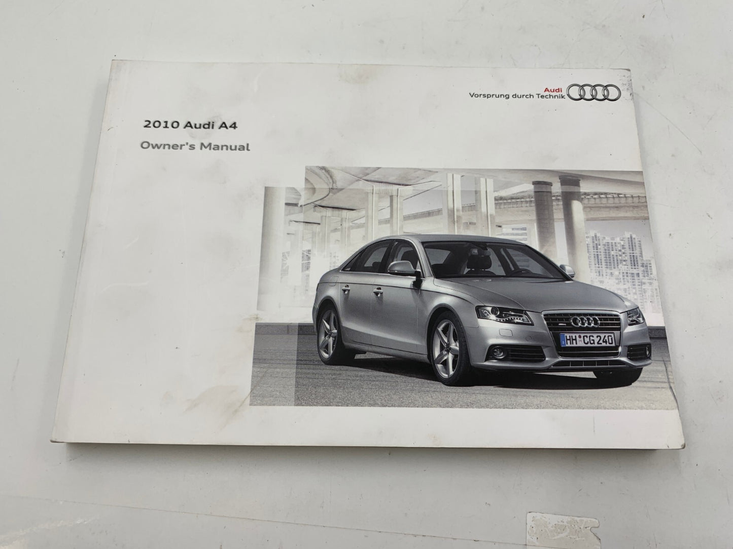 2010 Audi A4 Sedan Owners Manual Set with Case OEM D01B43006