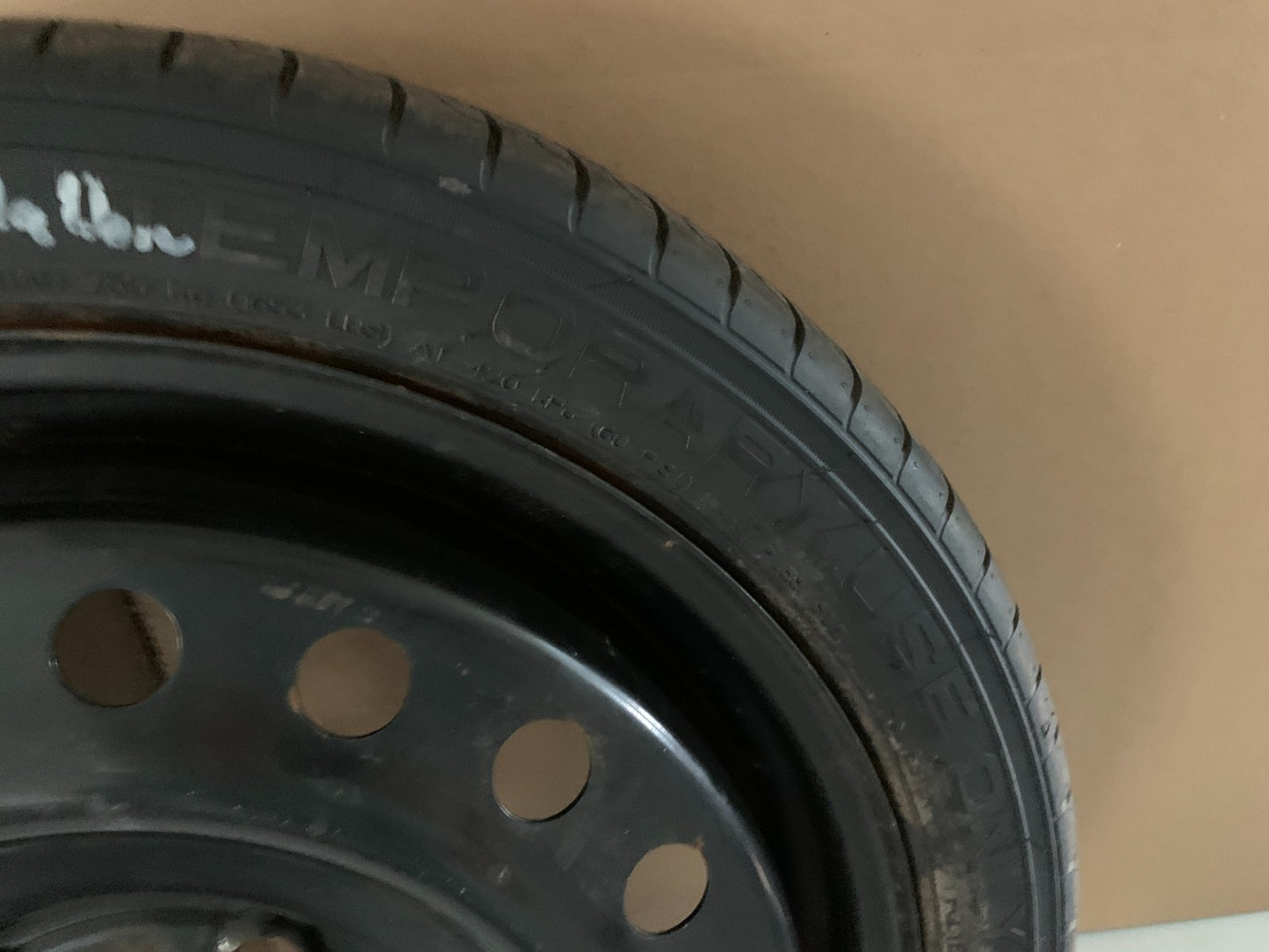 2013-2016 Chevrolet Malibu 17" Spare Tire with Jack Kit Compact Donut T125/70R17