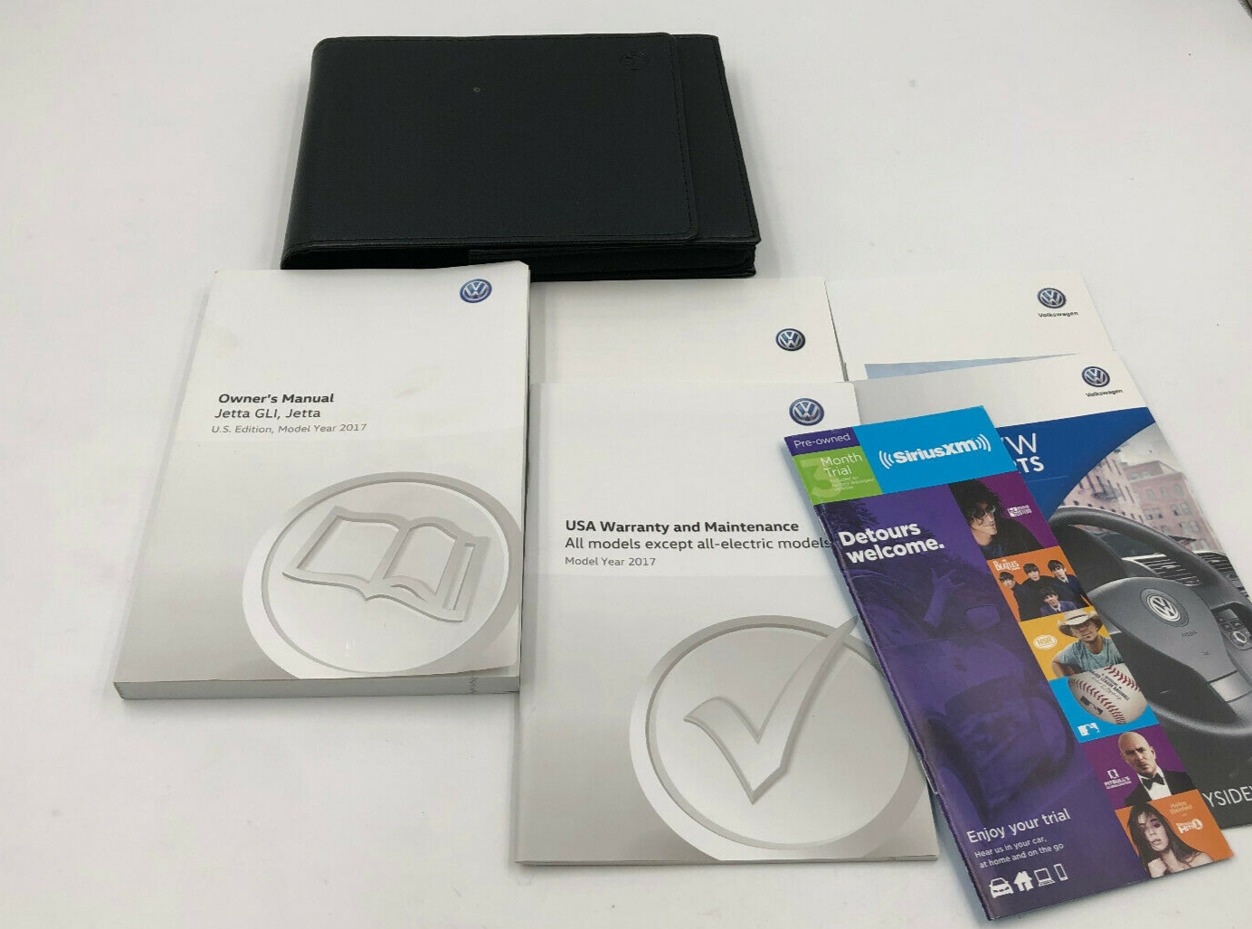 2017 Volkswagen Jetta GLI Owners Manual Set with Case OEM D02B60007