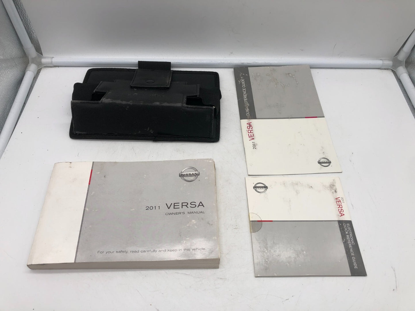 2011 Nissan Versa Owners Manual Set with Case OEM B04B21006