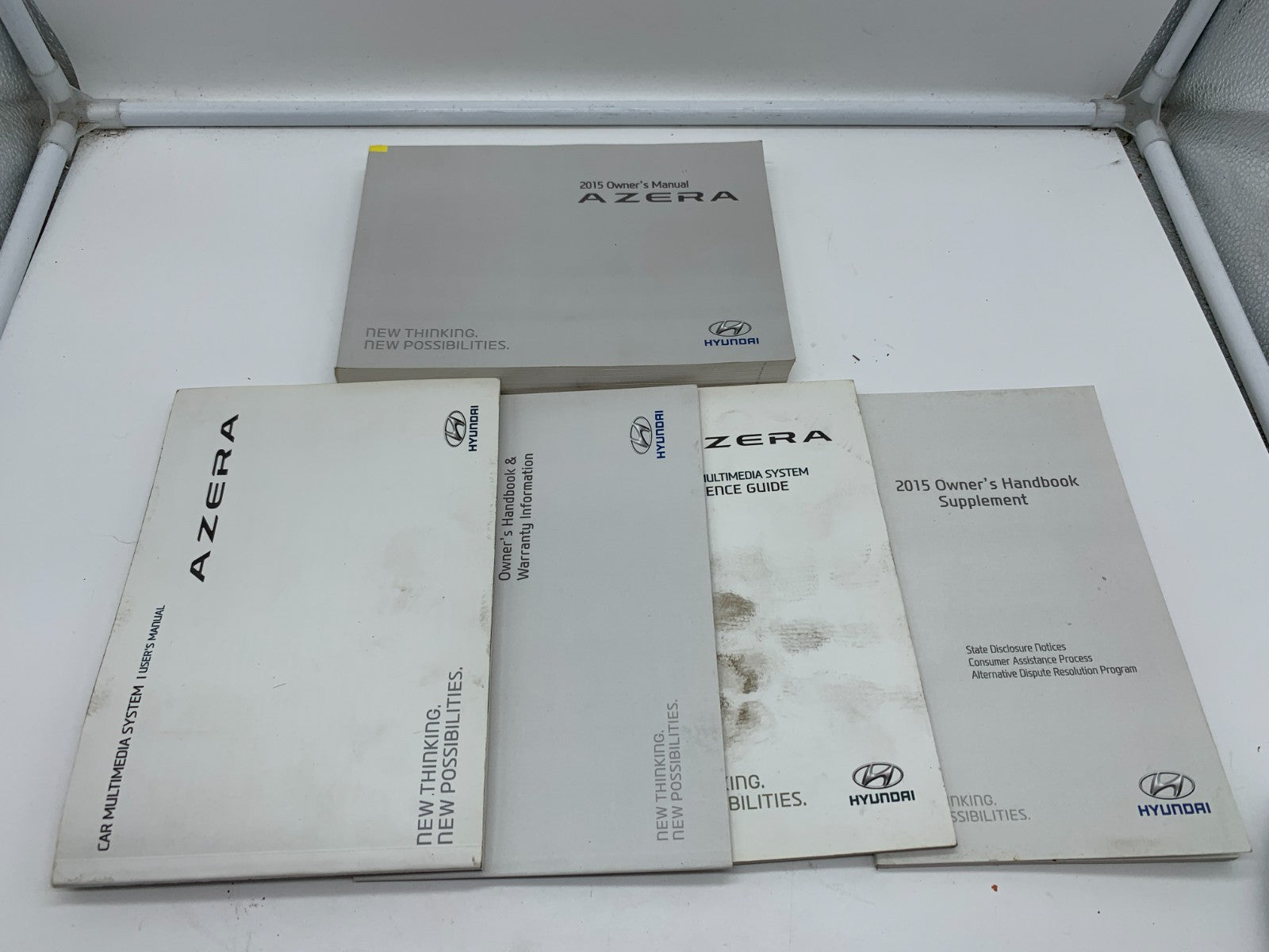 2015 Hyundai Azera Owners Manual Set with Case OEM