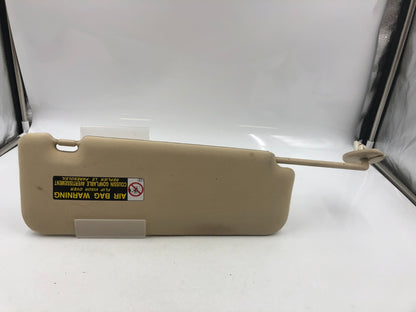 2010-2011 Lexus ES350 Driver Sun Visor Tan Illumination OEM B04B40086