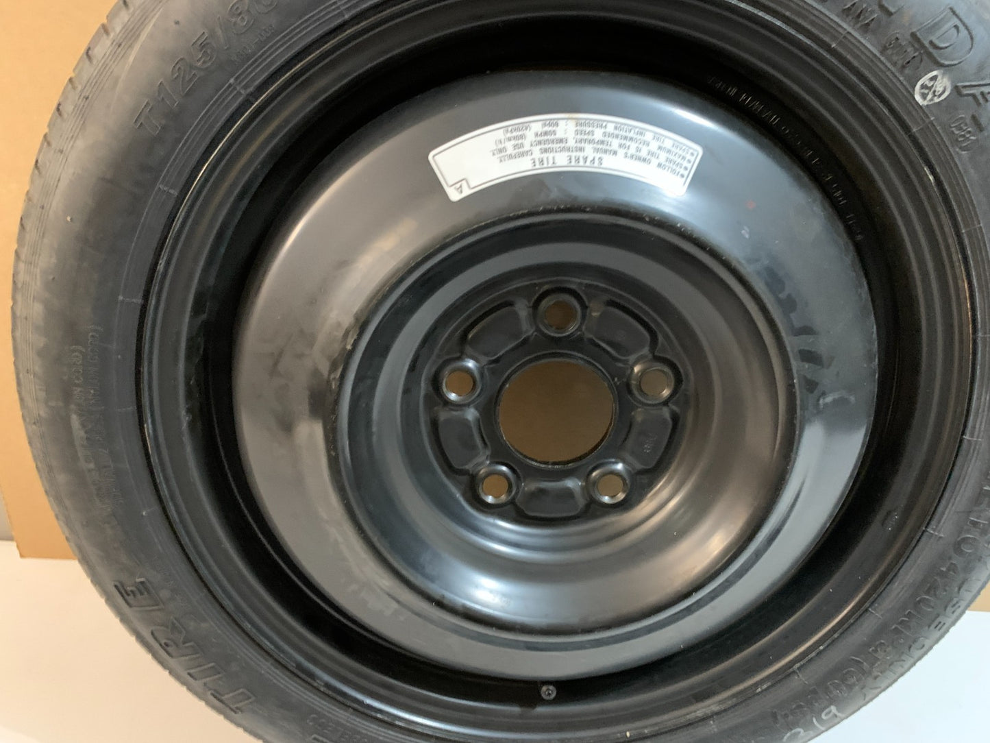 2016-2021 Honda Civic 16" Spare Tire Compact Donut OEM T125/80D16