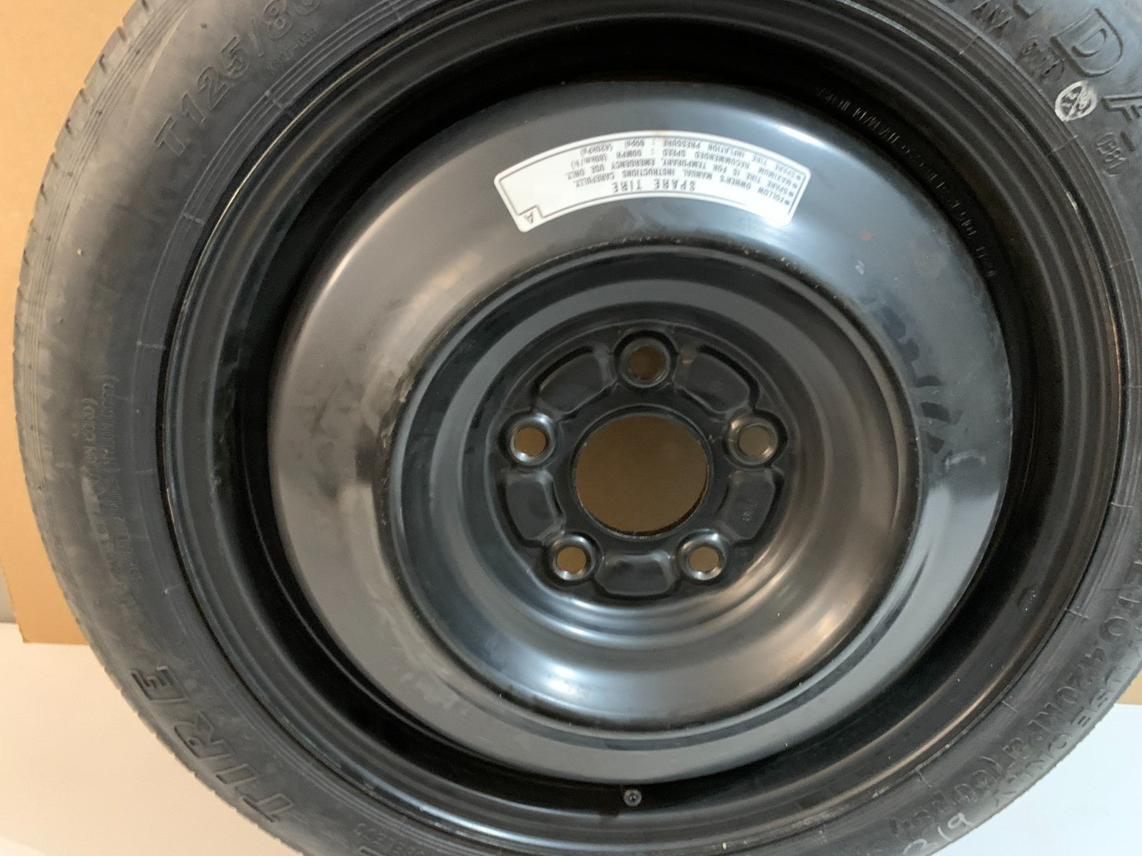 2016-2021 Honda Civic 16" Spare Tire Compact Donut OEM T125/80D16
