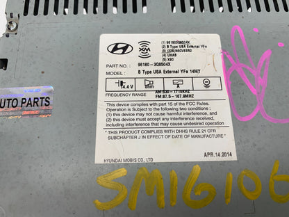 2014-2015 Hyundai Sonata AM FM CD Player Radio Receiver OEM C04B37002