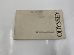 1999 Honda Odyssey Owners Manual Handbook Set with Case OEM G03B06057