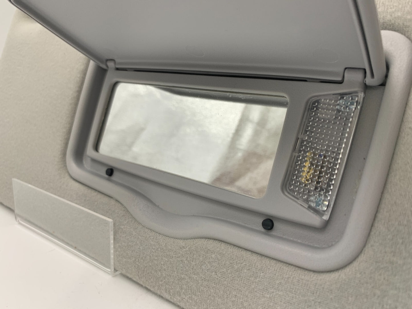 2006-2008 Mazda 6 Passenger Sun Visor Illuminated Gray OEM C04B32027
