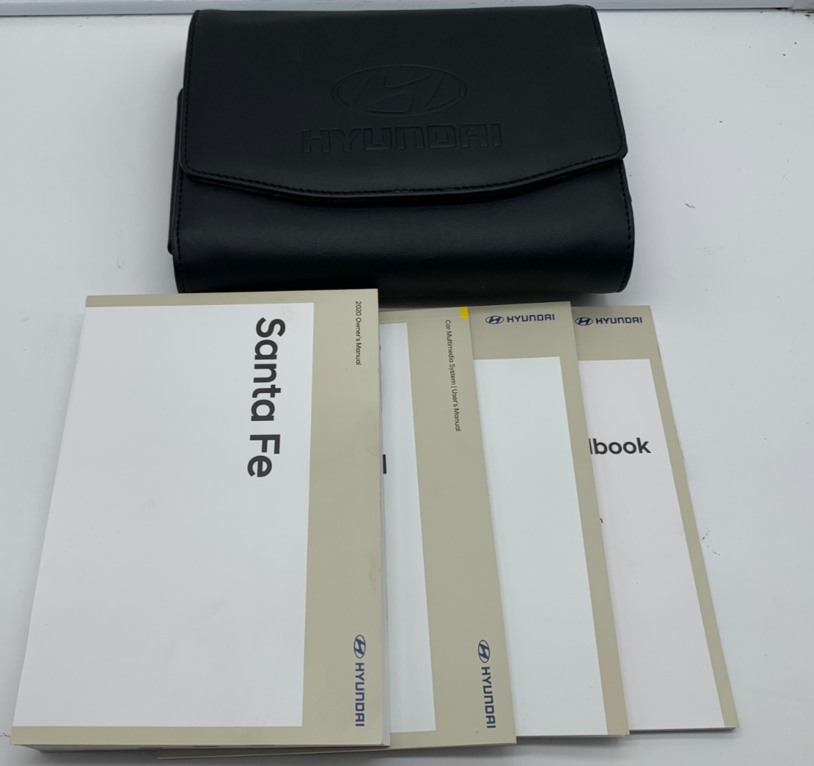 2020 Hyundai Santa FE Sport Owners Manual Set with Case OEM C03B26051