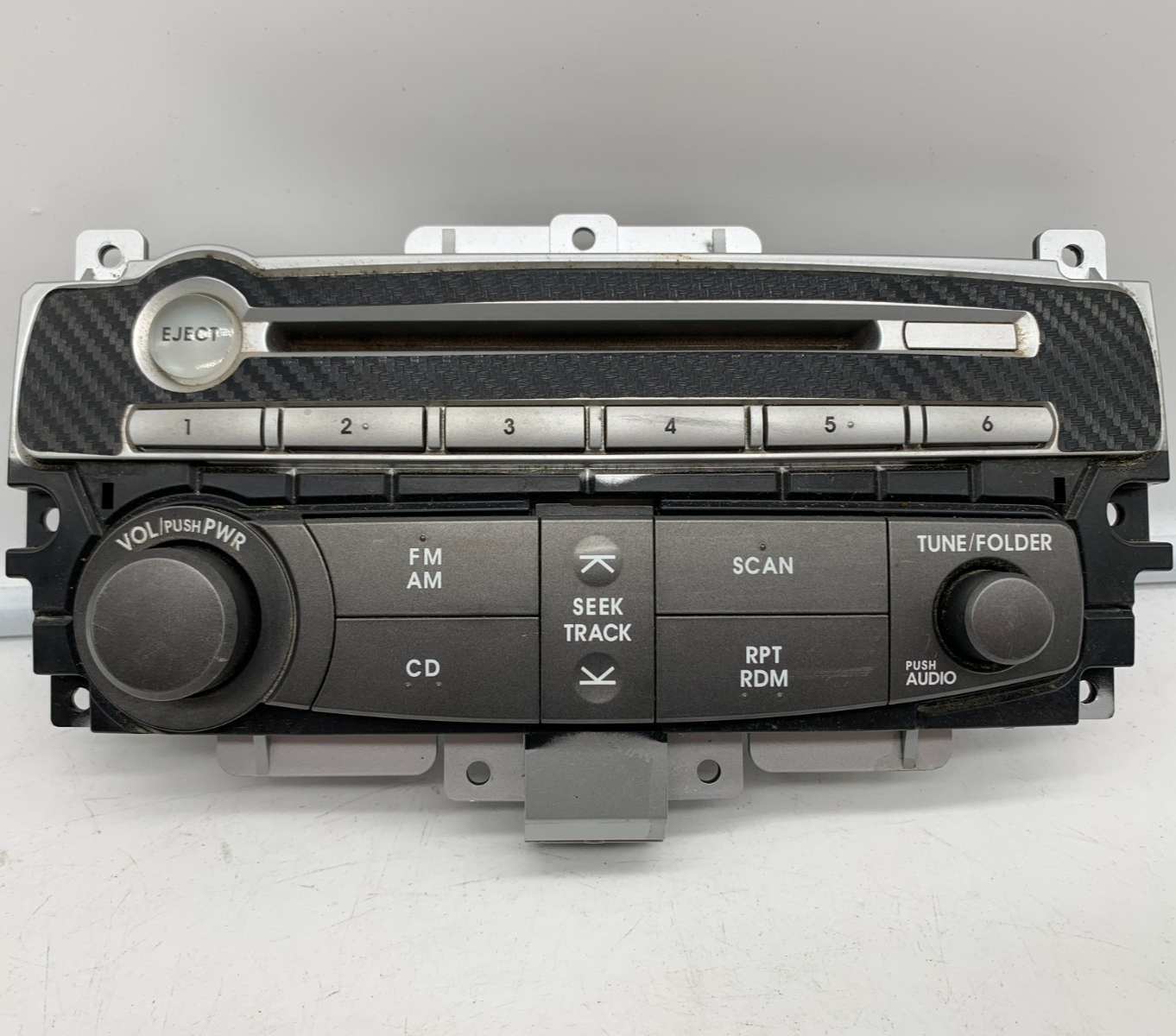 2009 Mitsubishi Eclipse Radio Receiver Faceplate Control Panel OEM A04B02015