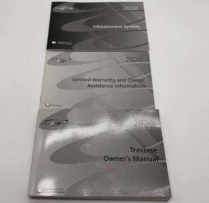 2020 Chevrolet Traverse Owners Manual Set OEM