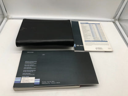 2011 Hyundai Sonata Owners Manual Set with Case OEM A02B03033