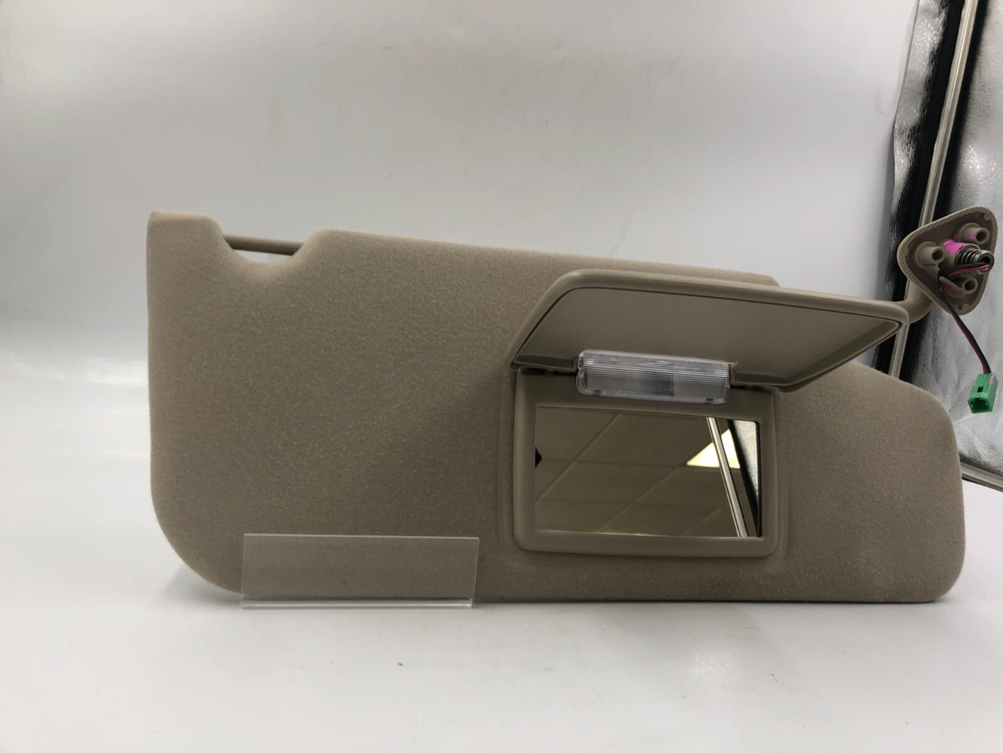 2008-2009 Mercury Sable Passenger Sun Visor Tan Illuminated OEM B02B05049