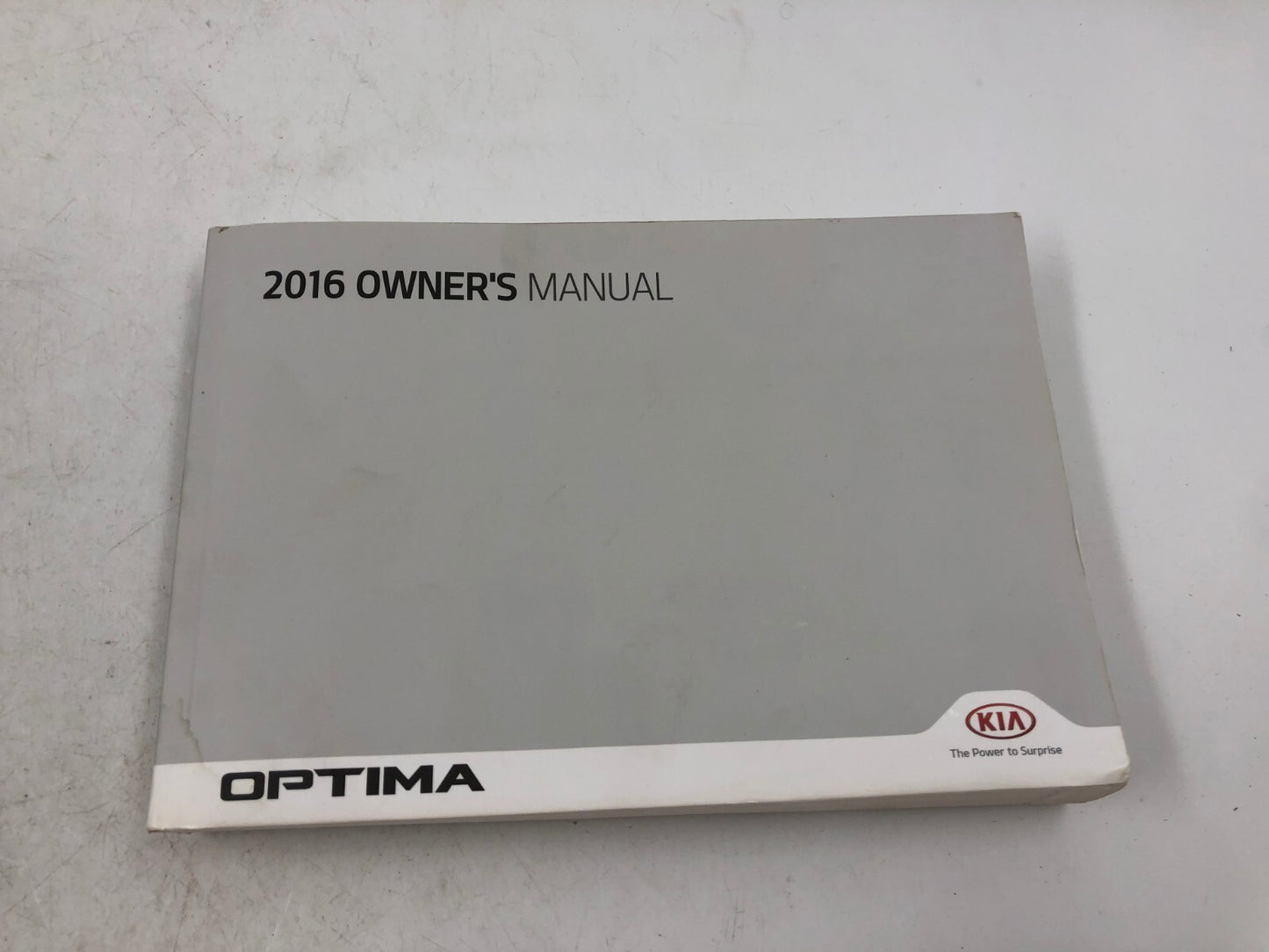 2016 Kia Optima Owners Manual with Case OEM A04B33005