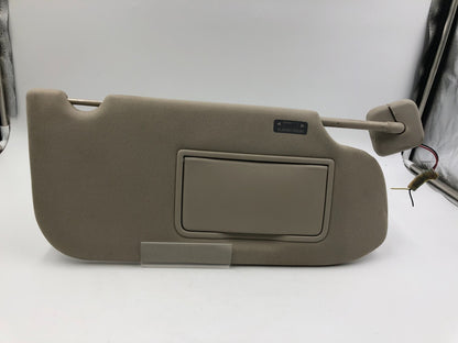 2010-2012 Lincoln MKT Passenger Sun Visor Beige illuminated OEM B01B02004