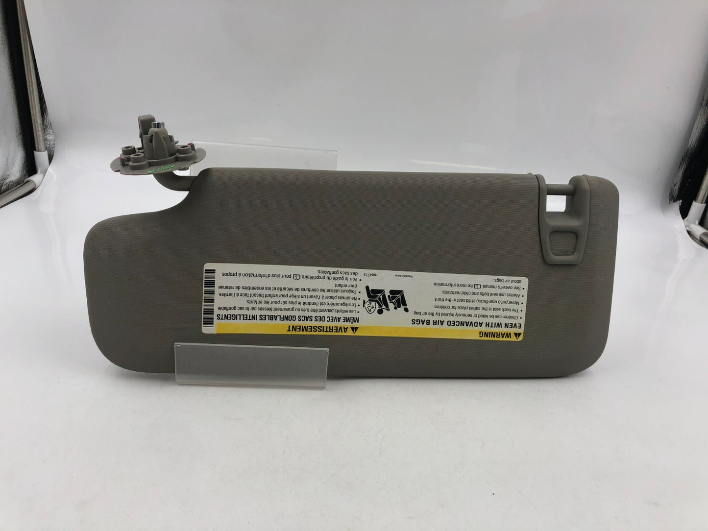 2011-2016 Chevrolet Cruze Passenger Sun Visor Gray OEM B01B15037