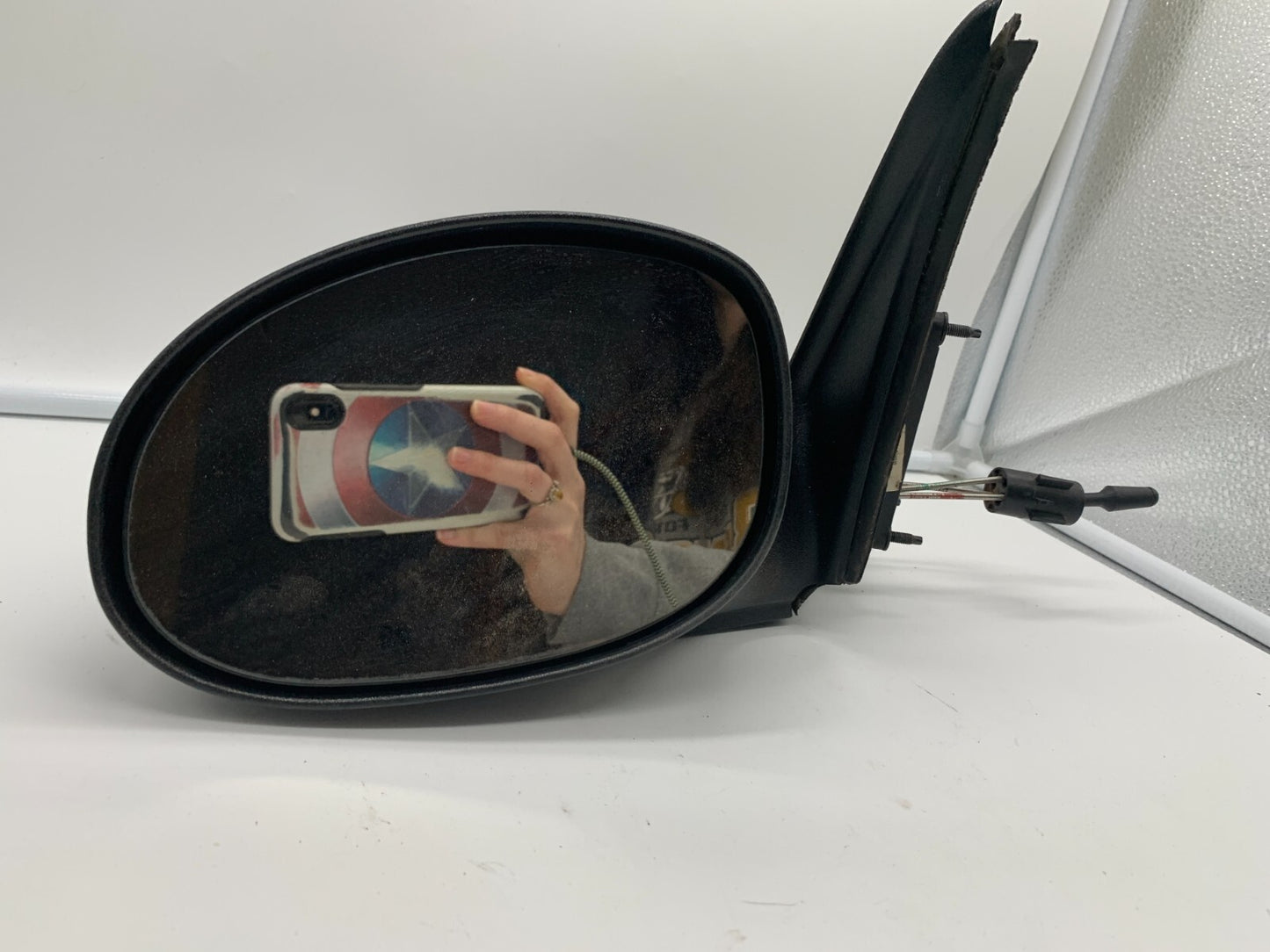 2005-2008 Chrysler PT Cruiser Driver Side View Manual Door Mirror Blk C04B57012