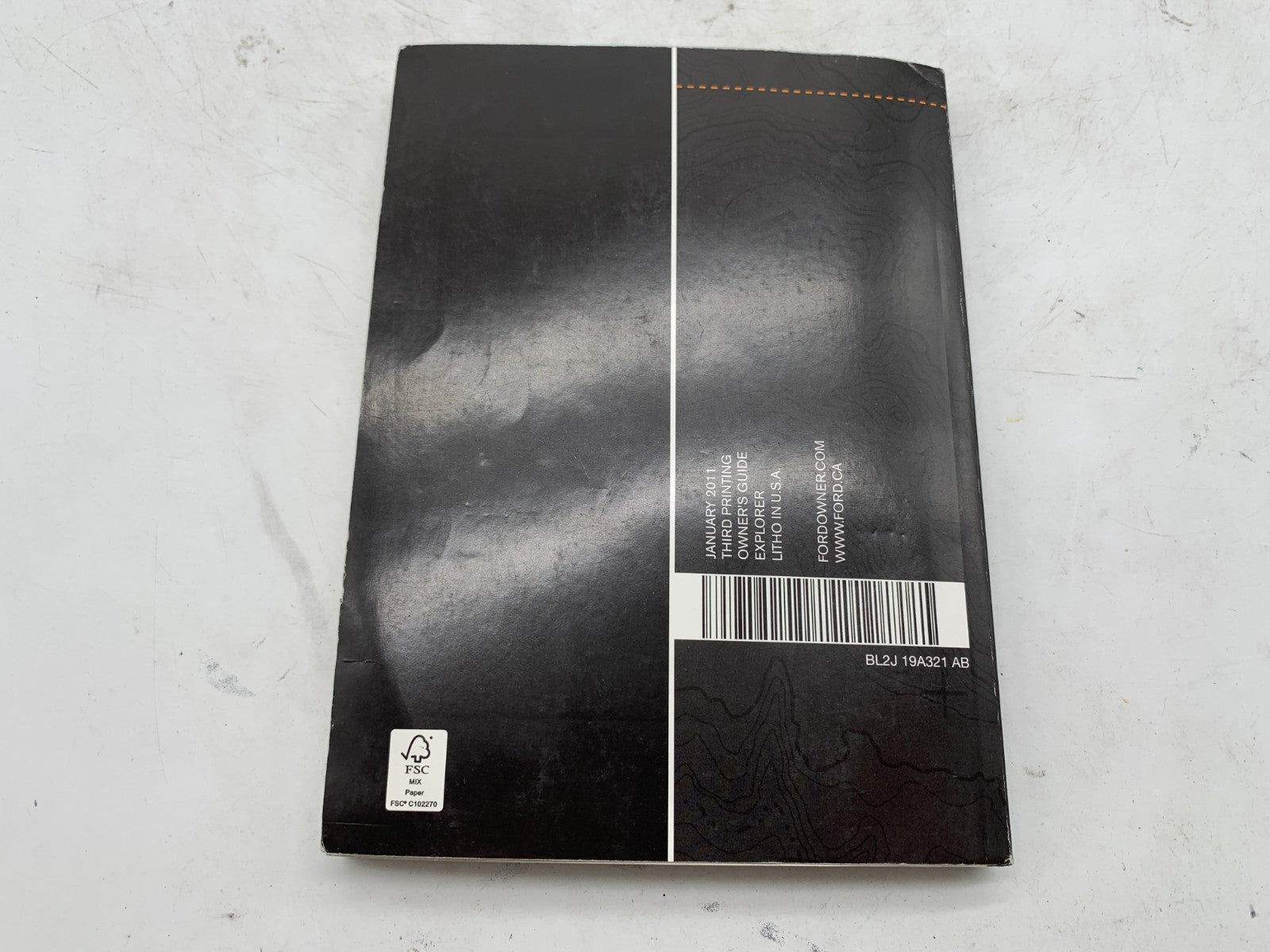 2011 Ford Explorer Owners Manual Set with Case OEM A03B14055