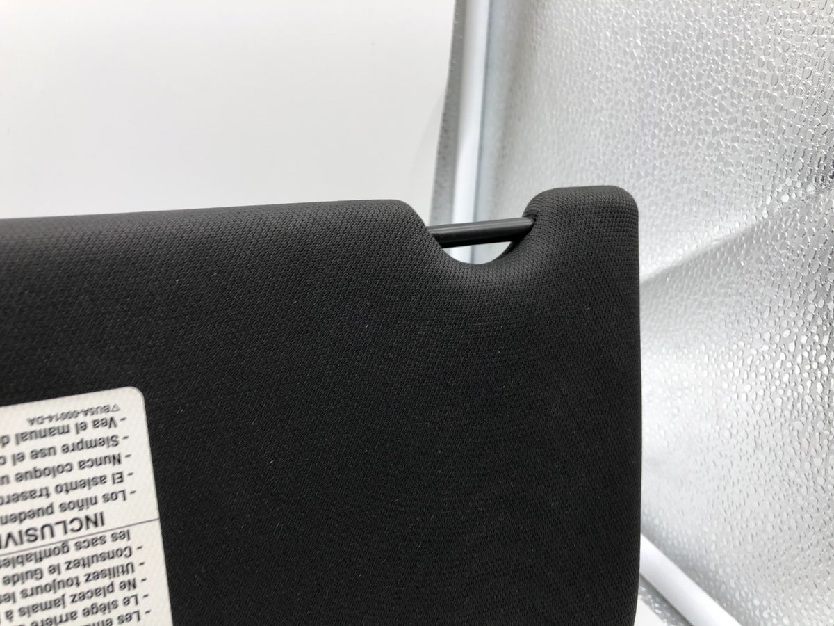 2010-2016 Ford Taurus Passenger Sun Visor Black Illuminated OEM C03B46001