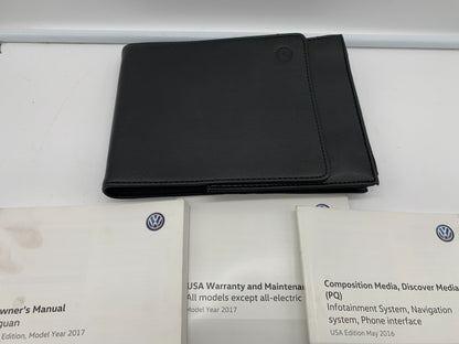 2017 Volkswagen Tiguan Owners Manual Set with Case OEM