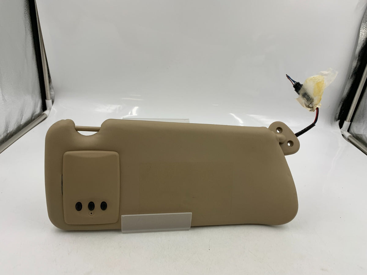 2003-2007 Cadillac CTS Driver Sun Visor Tan Illuminated OEM A01B29062