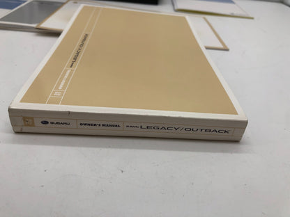 2007 Subaru Legacy Owners Manual Set with Case OEM E01B63015
