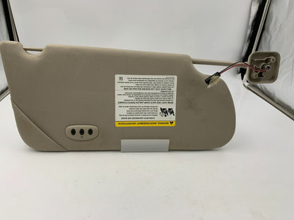 2009-2012 Ford Flex Driver Sun Visor Gray Illuminated OEM D04B67012
