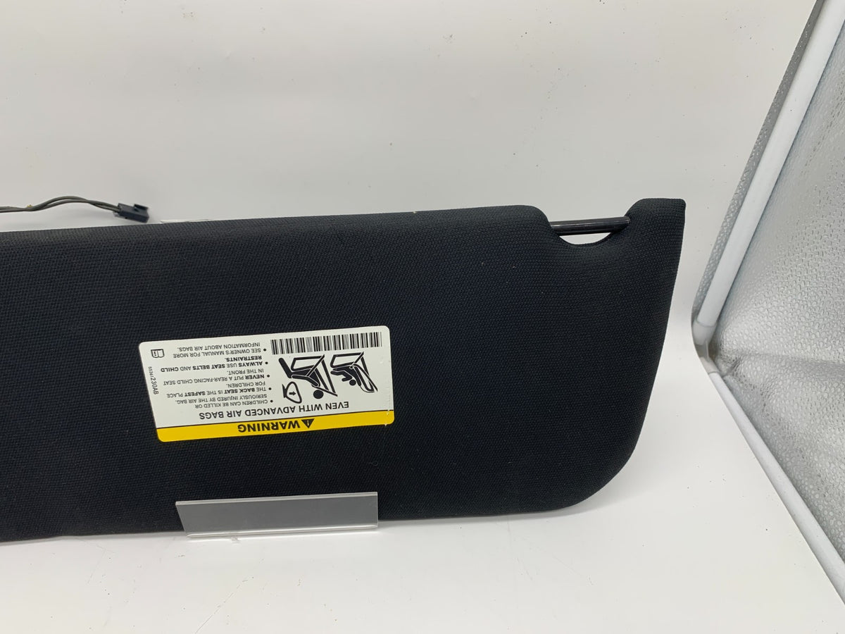 2011-2014 Chrysler 200 Passenger Sun Visor Sunvisor Black Illuminated D01B21036