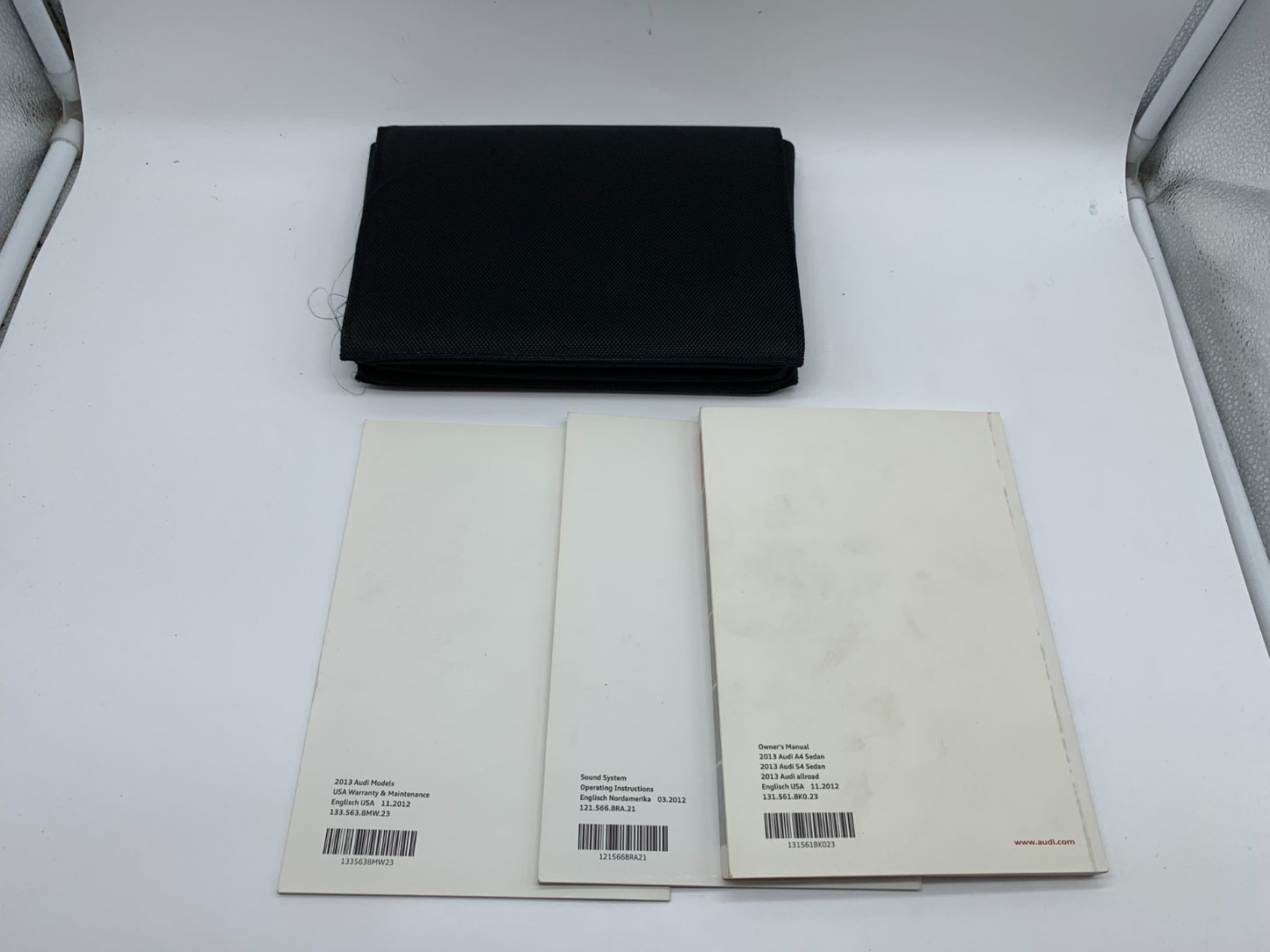 2013 Audi A4 S4 Owners Manual Set with Case OEM D02B65017