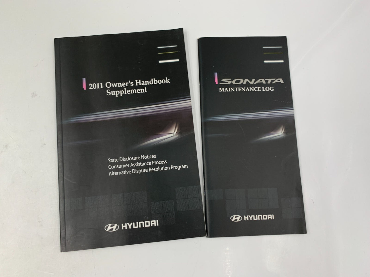 2011 Hyundai Sonata Owners Manual Set with Case OEM E02B30024