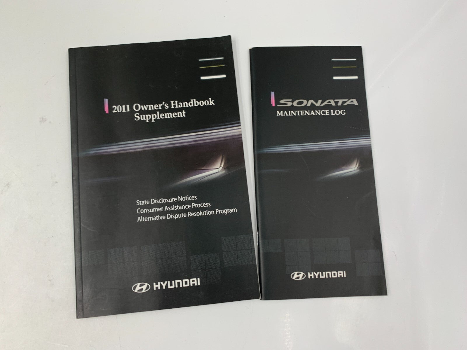 2011 Hyundai Sonata Owners Manual Set with Case OEM E02B30024