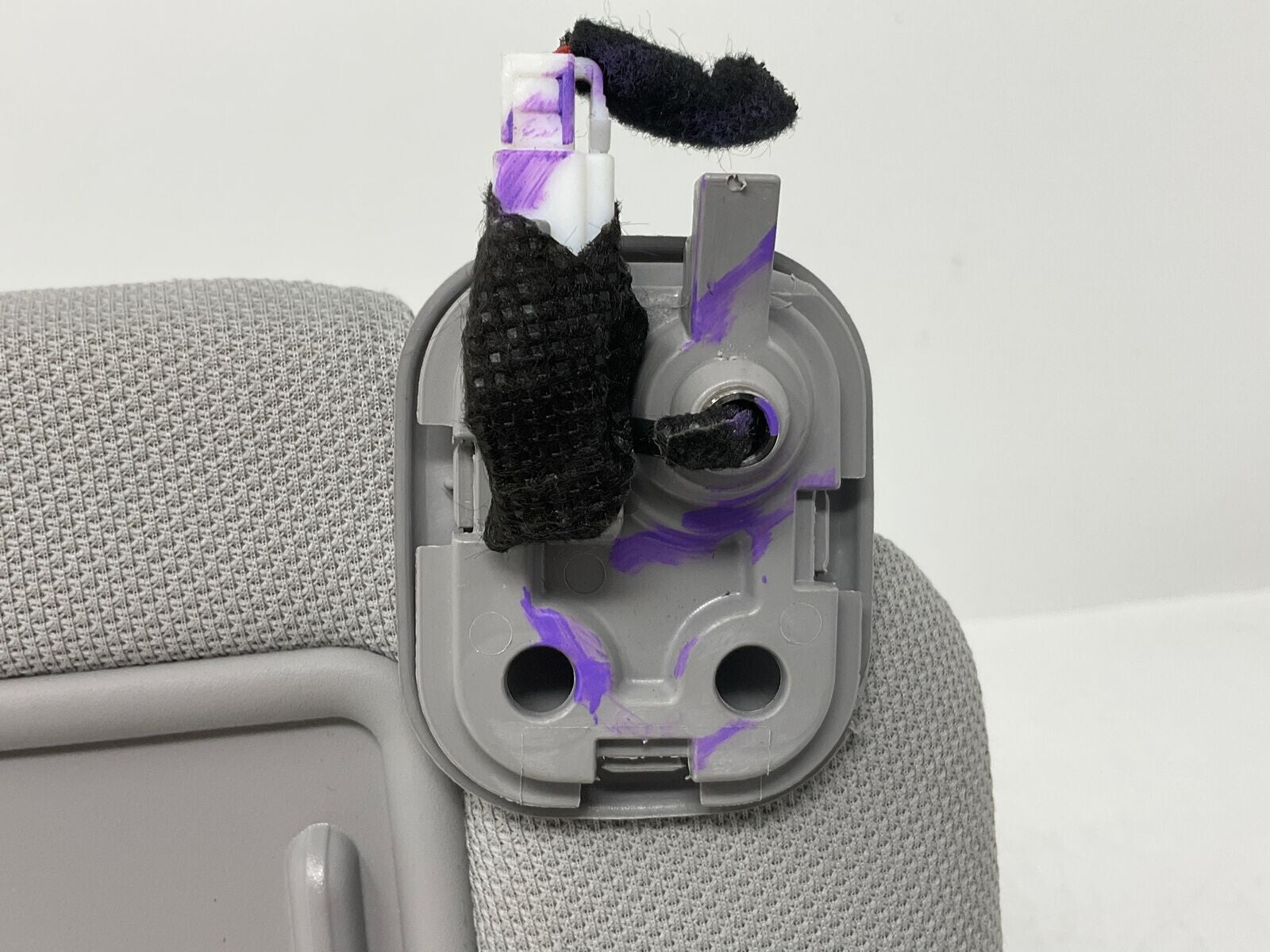 2015-2019 Hyundai Sonata Passenger Sun Visor Gray Illuminated OEM A01B39040