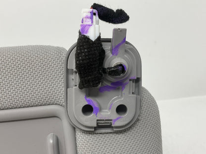 2015-2019 Hyundai Sonata Passenger Sun Visor Gray Illuminated OEM A01B39040