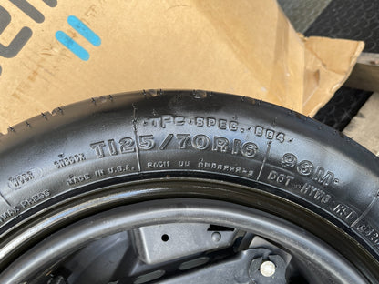 2000-2005 Cadillac Deville Spare Tire 16" Compact with Jack T125/70R16