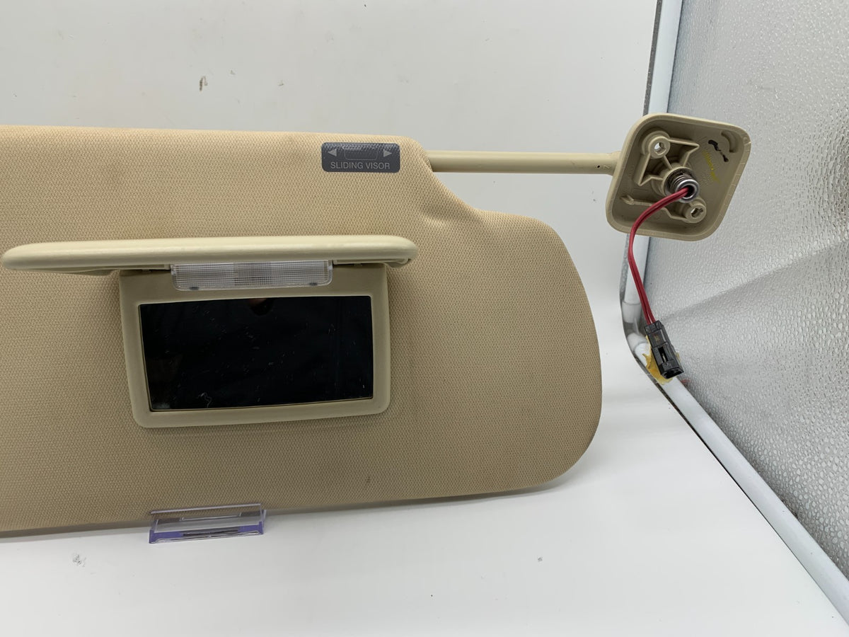 2013-2019 Ford Flex Passenger Sun Visor Shade Tan Illuminated OEM B01B13032