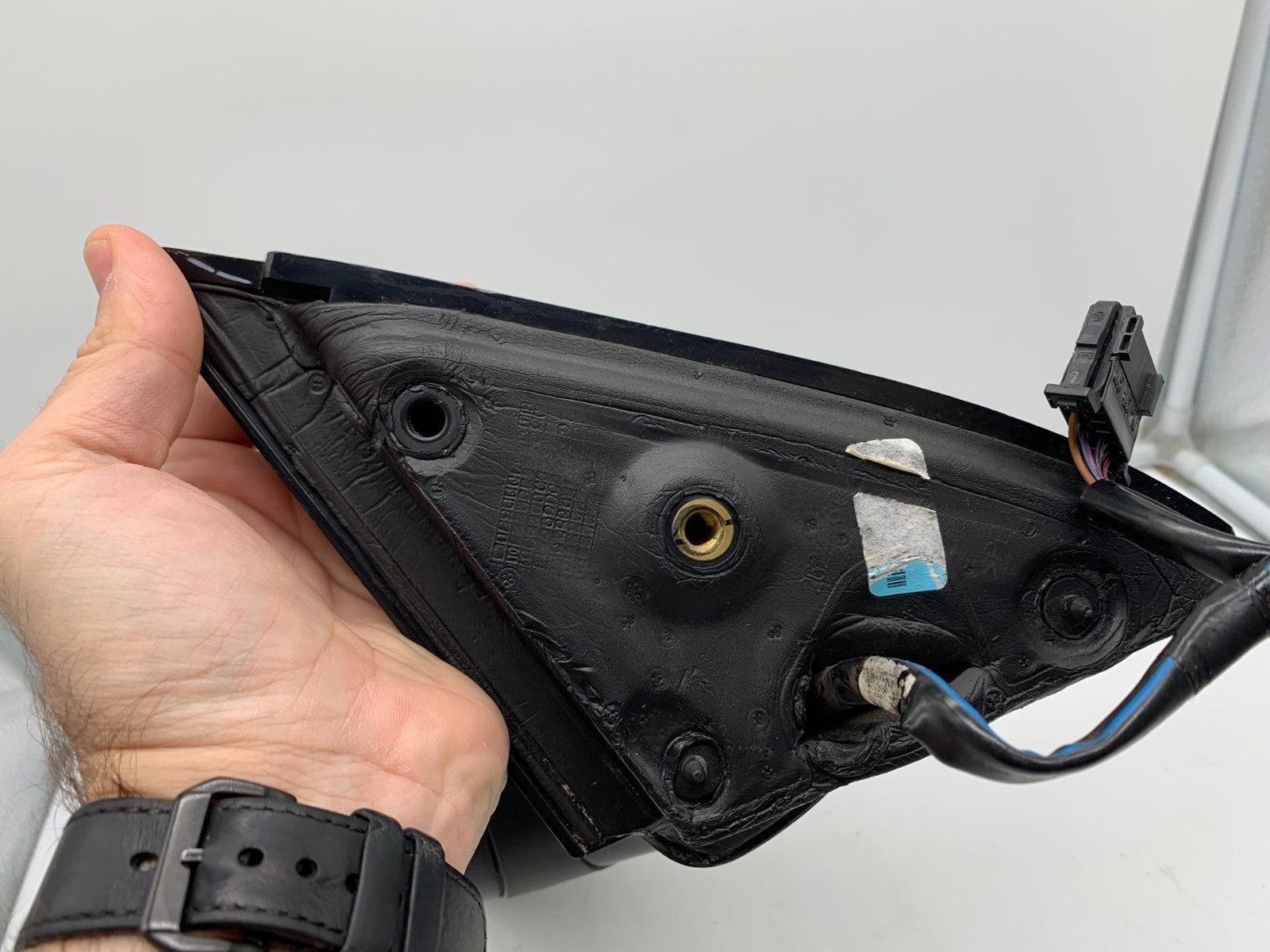 2011-2014 Volkswagen Jetta Driver Side View Power Door Mirror Silver OEM