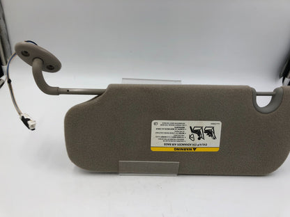 2004-2007 Jeep Liberty Passenger Sun Visor Gray Illuminated OEM C01B17052