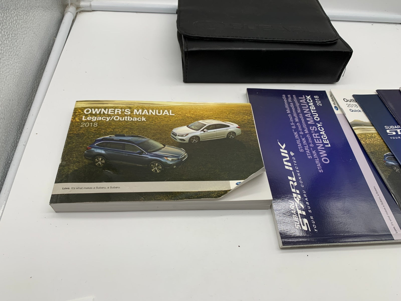 2018 Subaru Legacy Owners Manual Set with Case OEM A01B44008