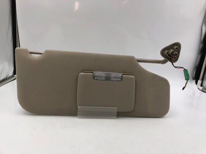 2008-2009 Mercury Sable Passenger Sun Visor Tan Illuminated OEM B02B29003
