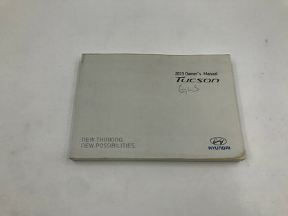 2013 Hyundai Tucson Owners Manual Set with Case OEM D01B29088