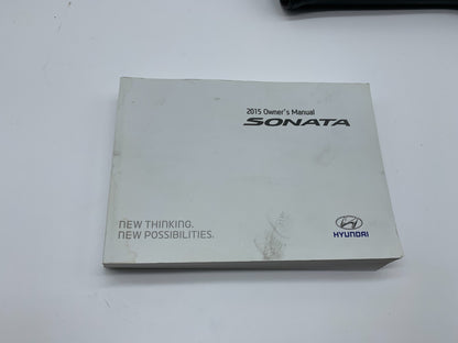 2015 Hyundai Sonata Owners Manual Set with Case OEM C04B59017