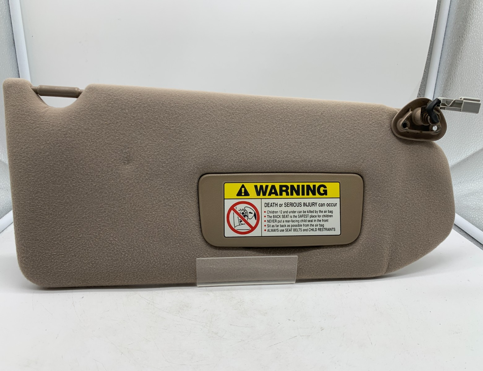 1999-2004 Honda Odyssey Passenger Sun Visor Illuminated Brown OEM A02B40002