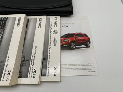 2014 GMC Acadia Denali Owners Manual Set with Case OEM B04B55051