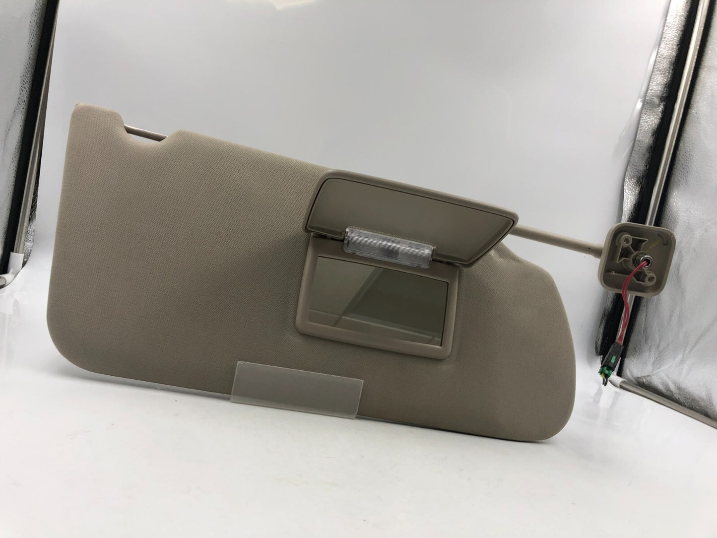 2009-2012 Ford Flex Passenger Sun Visor Shade Tan Illuminated OEM B01B21001